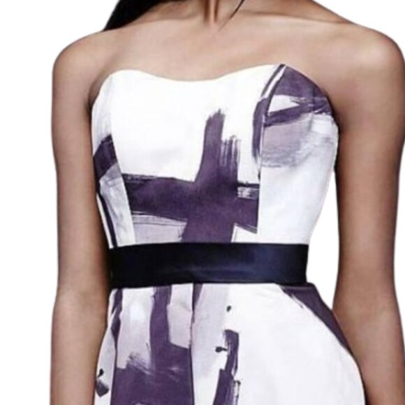 NWT Jovani  M368SC Printed Holiday Dress Multi Color size 4 - Picture 3 of 6